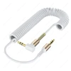 3.5mm Audio 3.5 Jack to Male Aux Cable Spring Headphone Cod