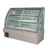 Curved Glass Door Cake Display Fridge Dessert Refrigerator Cake and Pastry Equipment
