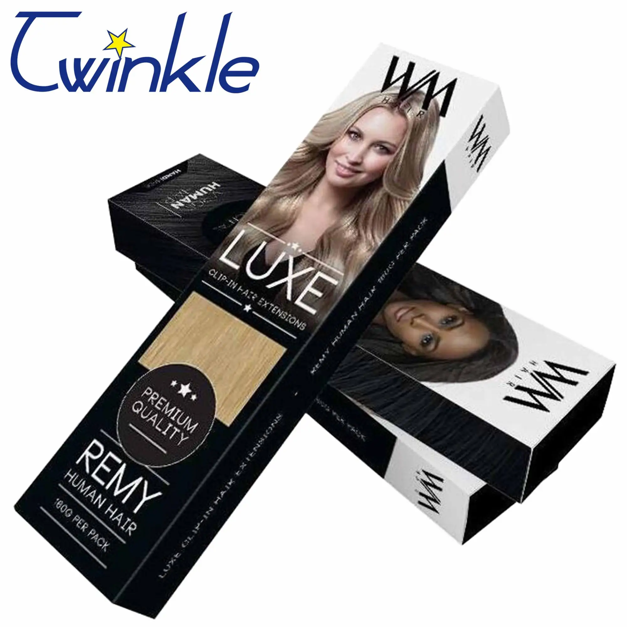 Luxury Design Printing Custom Wig Packaging Box With Closure