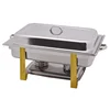 Wholesale Square Economic Stainless Steel Food Warmer Chaffing Dish for Catering