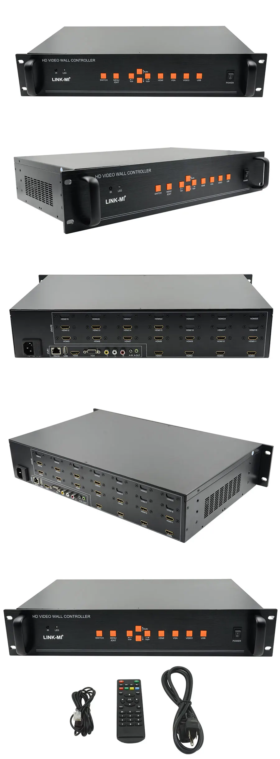 LINK-MI LM-TV15 3x5 HDMI Video Wall Controller