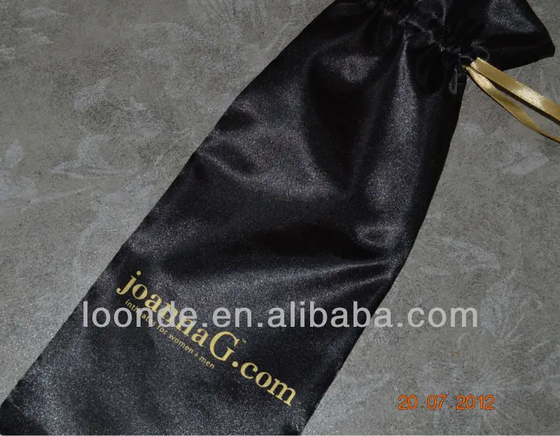 satin wine bags