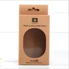 Custom made high qualtity black glossy paper box with hang header