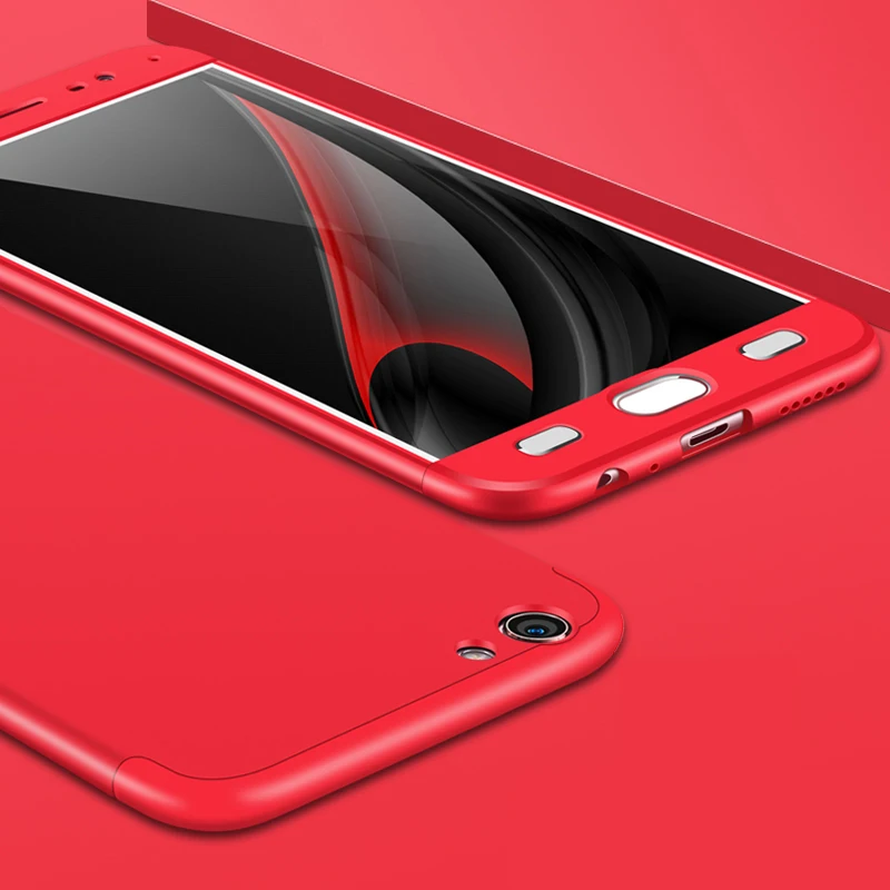 2018 hot sell 360 cover Removable 3in1 Hard PC Shield Back Cover Case for Vivo Y67 phone cases