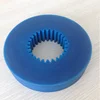 custom made engineering plastic cast nylon6 internal gear manufacture blue color