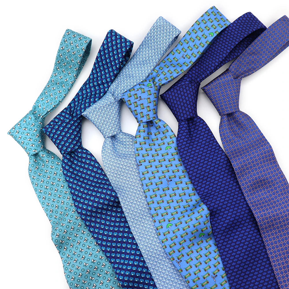 男士彩色领带 seiden krawatte 手工 ferragamo 领带定制设计印花所有