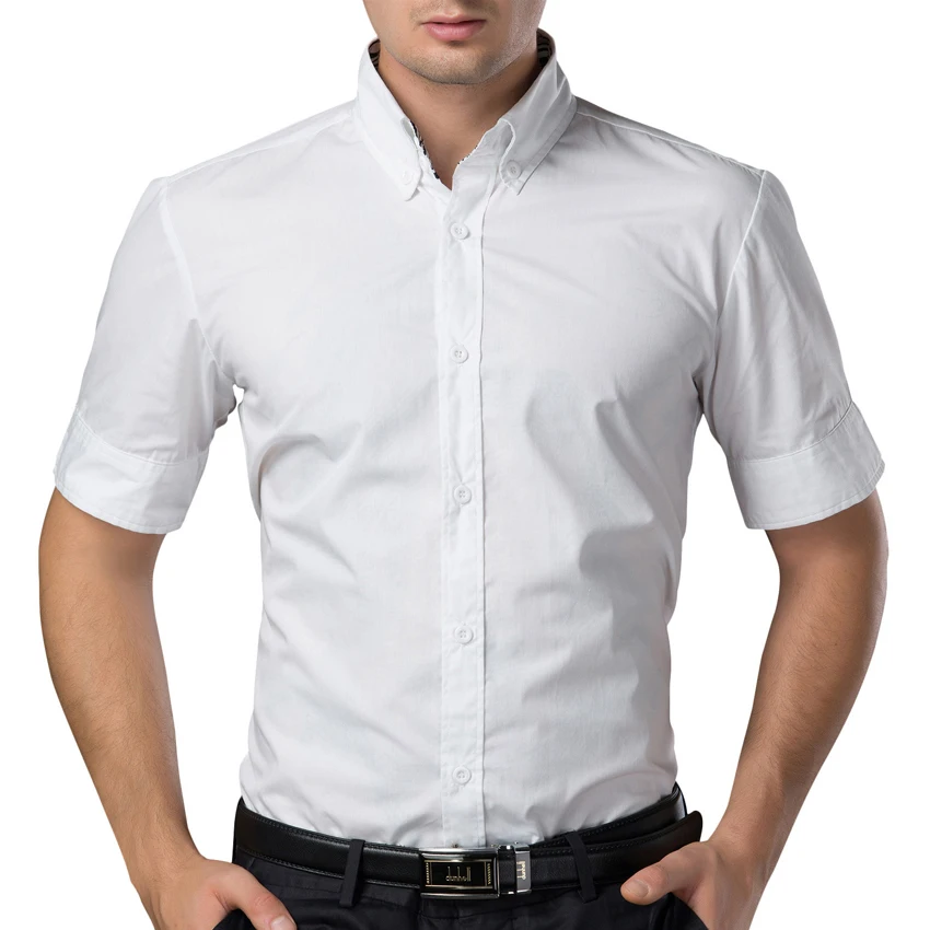 Mens slim fit formal shirts Men's slim fit shirts in plaid look great with a pair of jeans, creating a semi-casual outfit. Wear black or red shirts with white pants to make a dramatic contrast. For an extra flair, accessorize with masculine silver chain jewelry.