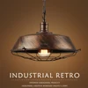 Loft Vintage industrial pendant light for Restaurant/Cafe/Bar retro hanging Pendant Lamp Black/Rust