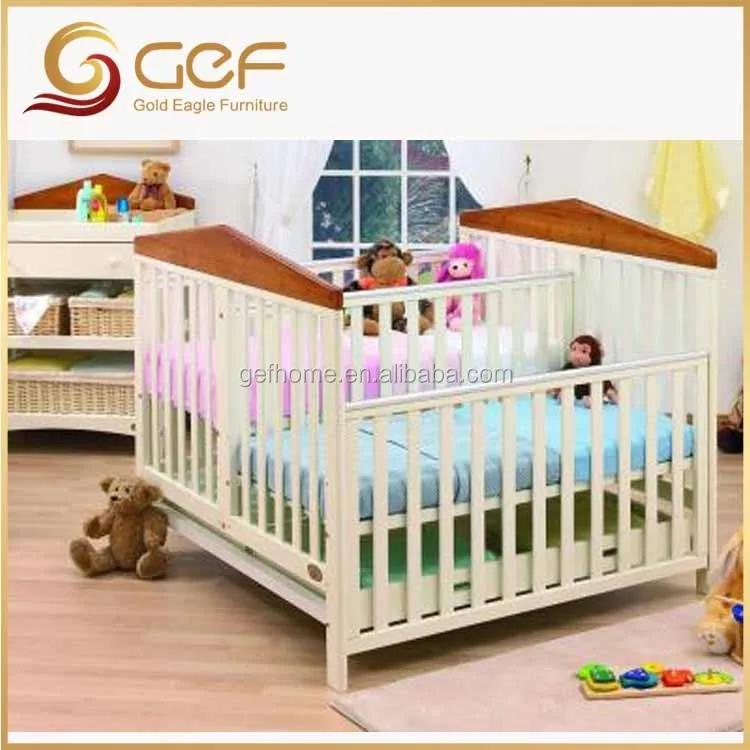Twins Babies Wooden Crib Baby Cot Bed For GEF BB 106 Twins Babies Wooden Crib Baby Cot Bed For GEF BB 106