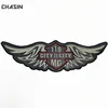 Custom embroidered vest back patch, motoucycle biker patch