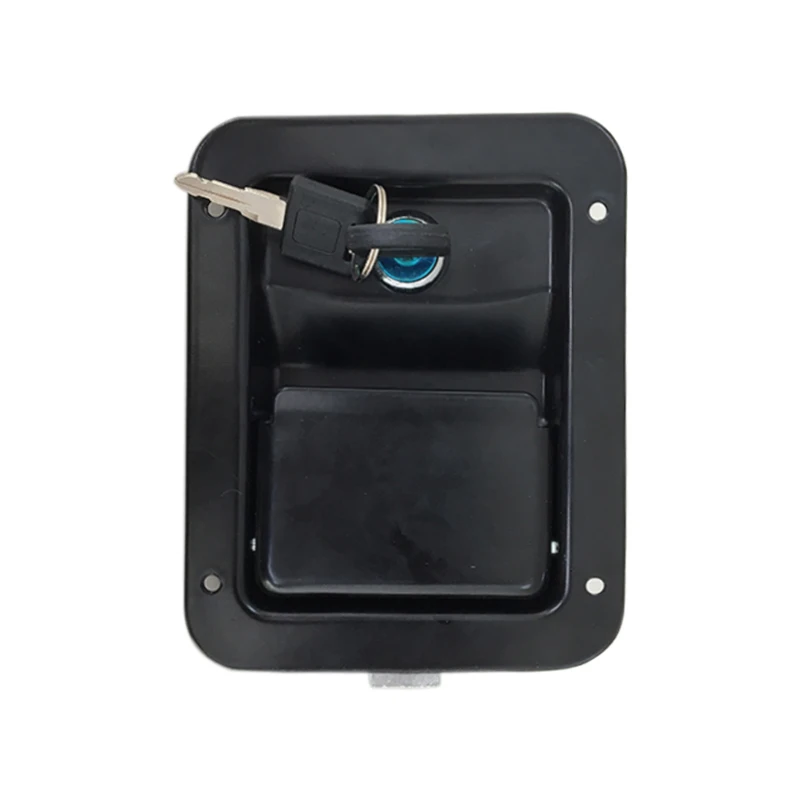 Truck Tool Box Rotary Paddle Latch With Key Locking Folding Lock Flush