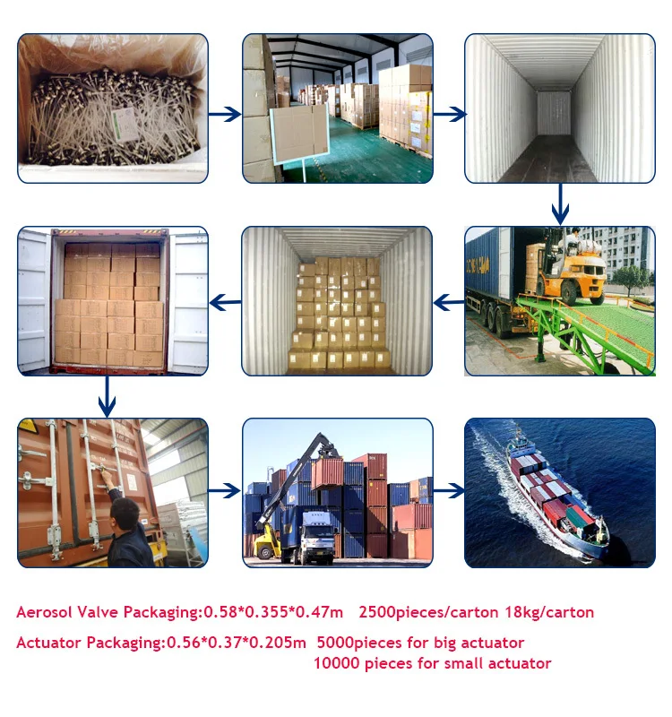 /aerosol hair spray valve