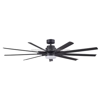 60 Inch Dc Brushless Motor Ceiling Fan Big Ceiling Fan With Rf Remote Plastic Blade Black Color Buy Dc Ceiling Fan Big Fan Motor Big Ass Ceiling Fan