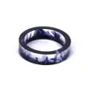 Colourful Secret Woods Magic Resin Ring DIY Chinese Ink Punk Style Ring