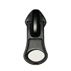 3# Wholesale price spring auto lock black zipper slider for pencil bags