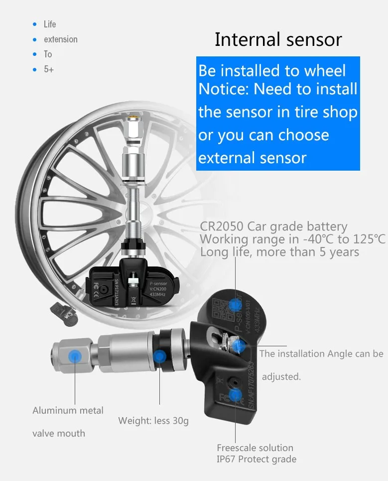 Internal sensors