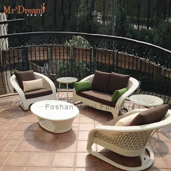 Waterproof Factory Custom Hotel Project Outdoor Wicker Furniture Waterproof Factory Custom Hotel Project Outdoor Wicker Furniture Sofa Set