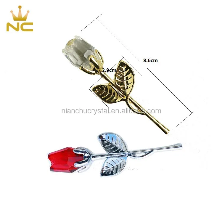 Wholesale Crystal Rose Wedding Favors Elegant Crystal Wedding Souvenirs