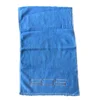 Blue Rectangle Compressed Magic Hand Sport Cotton Bathroom Towel