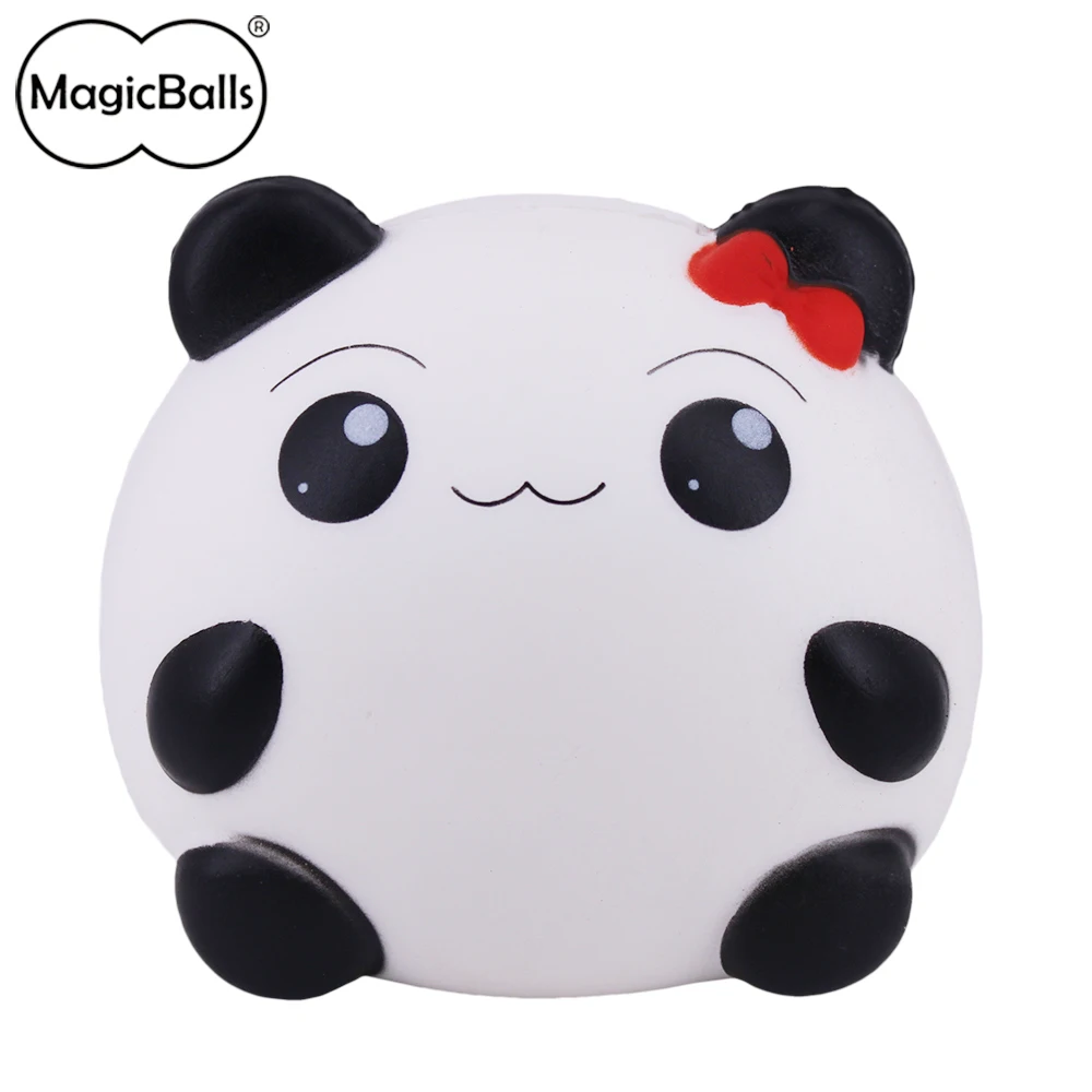 Soft And Cute Pu Form Slow Rising Toy Panda Shape Scented Squishy Toy