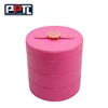 3 Tire Stacking Contract Design Leather Jewelry Box