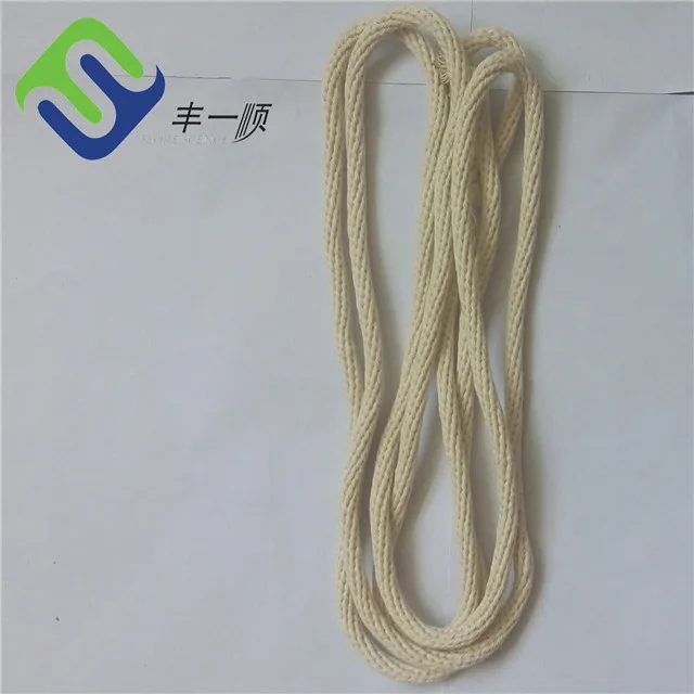 Best Price Durable Nature Braided Pure 1/4 Inch Braided Cotton Rope ...