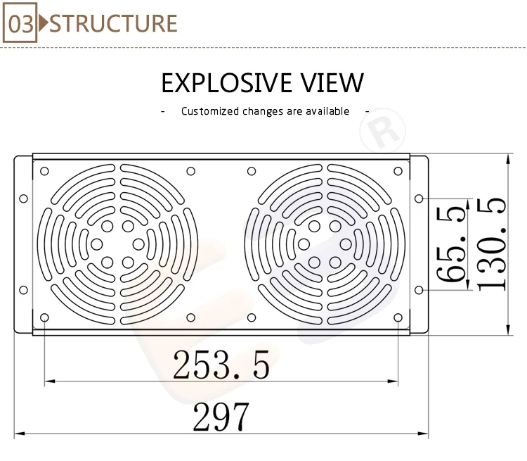 1u Rackmount Temperature Sensor Unit For 19'' Rack /server