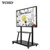 Factory Wholesale 42 inch to 98 inch LED LCD multi touch screen monitor commercial display with anti glare glass