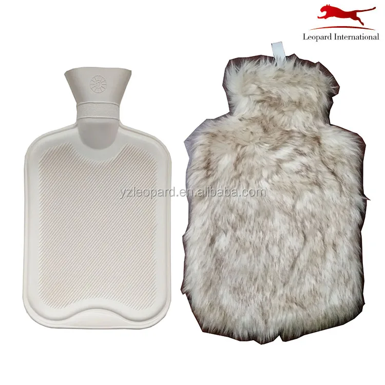 Luxury Target Bs Rubber Hotwater Bottle With Fade Dye Faux Fur Cover