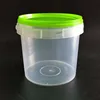 Food grade plastic round pail with logo printing plastic bucket PP material iceream candy packaging