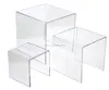 Clear cheap acrylic book risers,acrylic coffee risers wholesale