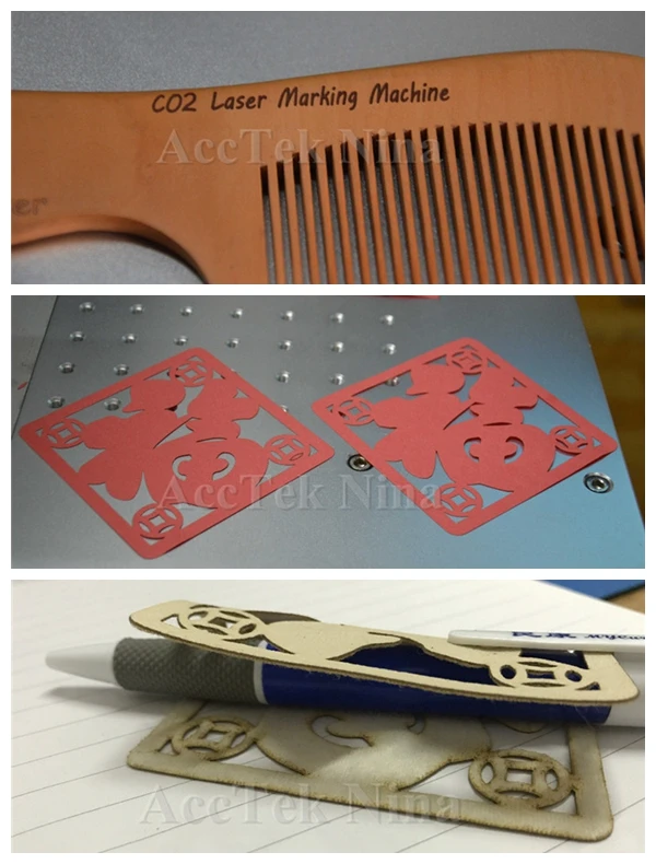 Discount price 30W Synrad metal tube Portable laser engraving machine on wood co2 laser marking machine