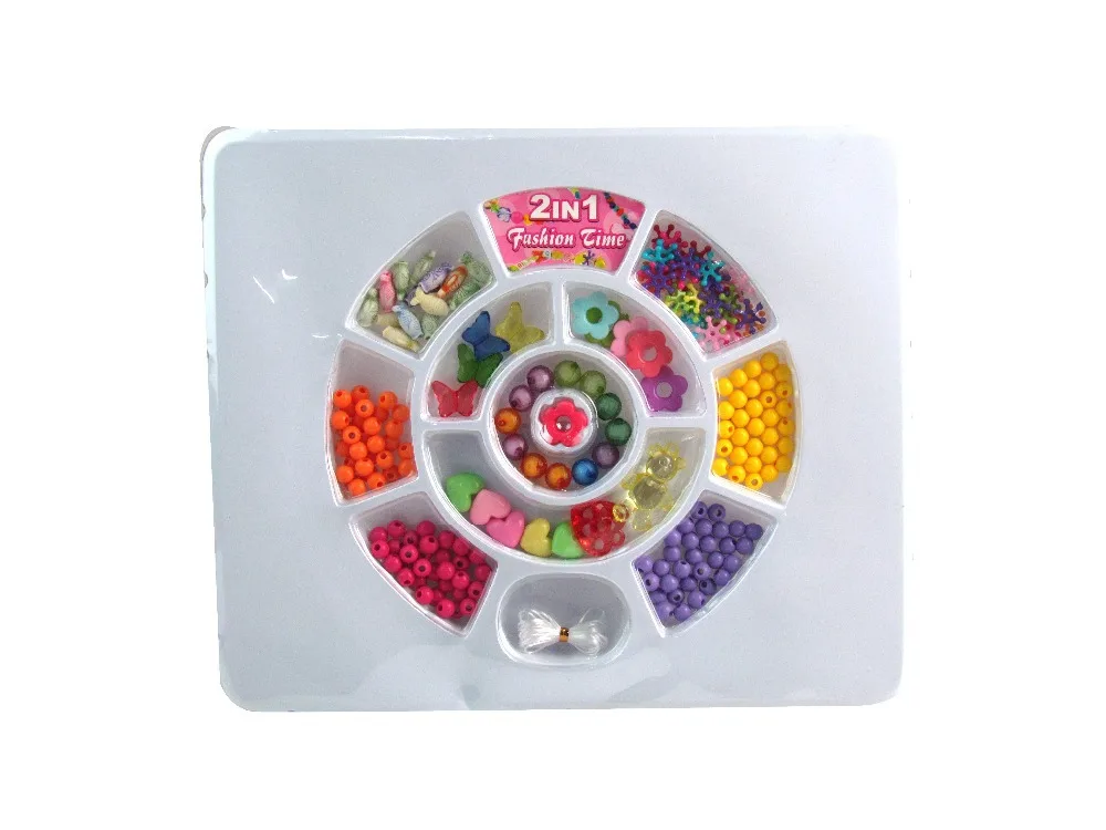 Kids plastic DIY bead kits