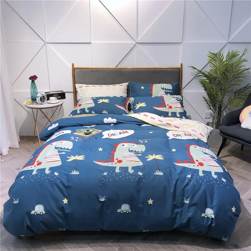 2019 New Design Bedding Set 100 Cotton Line Kids Bed Cover