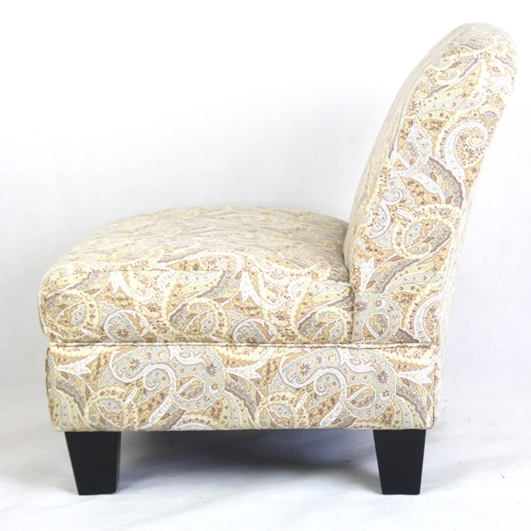Professional design printed living room chairs patterned chair armchair