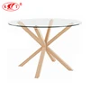 New Design Modern Home Furniture 4/6/8/10 Seaters Metal Glass Dining Set