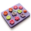 Factory Nicole mini cute flower shaped fondant cake decorating tools