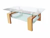 high quality good looking tempered glass home use living room coffee table