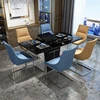 modern style wooden painted nesting dinning tables LCZ01B