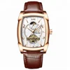 China new model hot selling in india automatic mechanical genuine leather watches men luxury brand