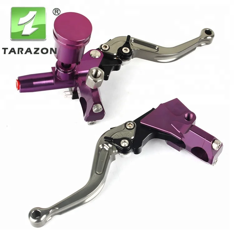 Universal 7//8/" Motorcycle Hydraulic Brake Clutch Master Cylinder Reservoir Lever