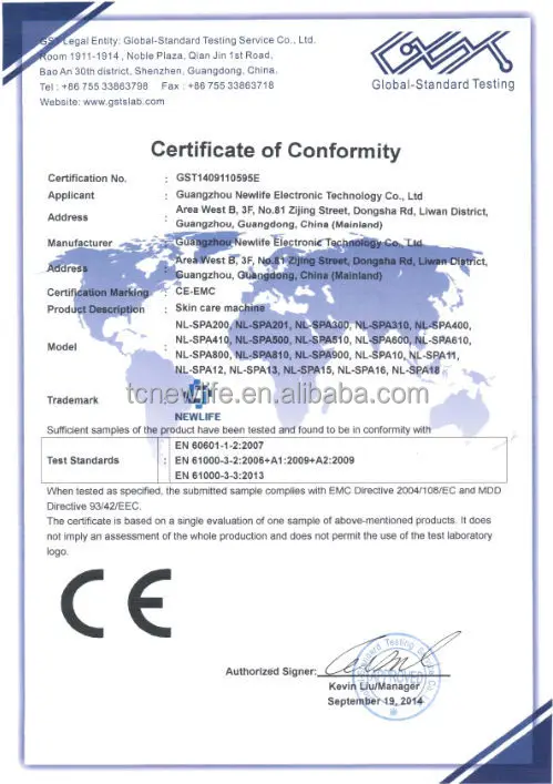 SPA -CE EMC