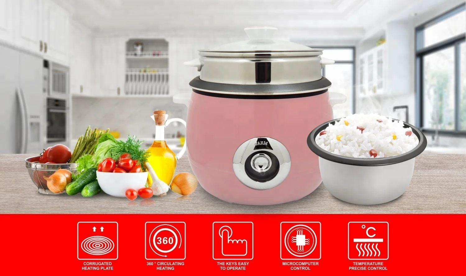 1.2l Spherical Cylinder Rice Cooker Buy Electric Rice Cooker,National