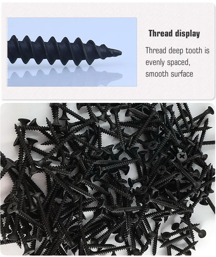 High quality low price of various sizes of drywall screw , manufacture of drywall screw