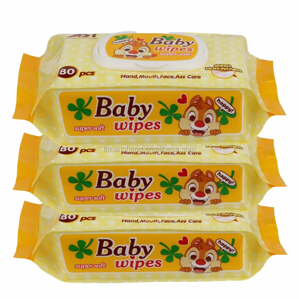 good price plastic box design sleepy disposable baby wipes