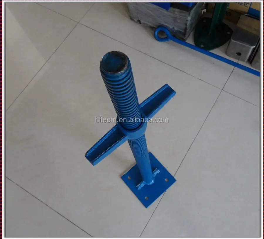 High Strength Adjustable Scaffolding Leg For Supporting Scaffolding