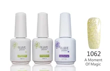 3 packs iLuve Professional Nail Gel Polish Arts Shinny UV LED Lamps Gel 15ml with Base