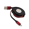 Customized colors adjustable length cable 5 pin connector phone micro usb cable with CE & ROHS Approved