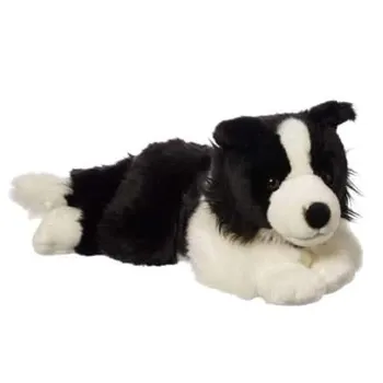 brown border collie plush