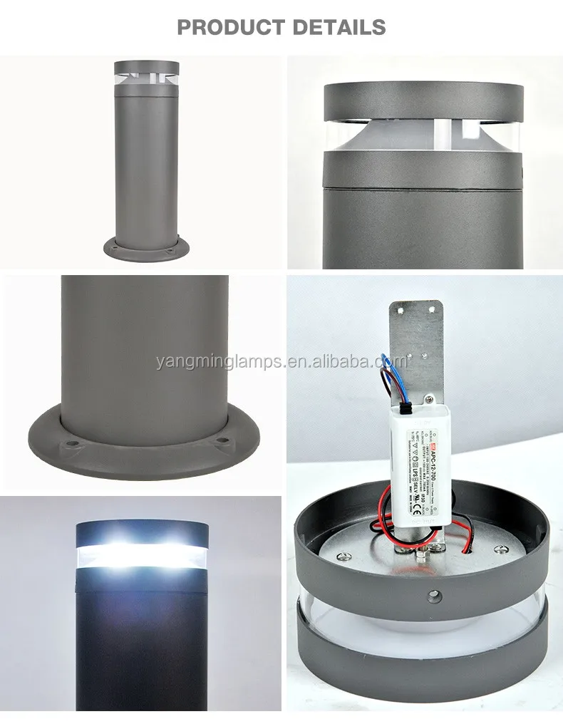Ip65 8w Die Cast Aluminum Cheap Outdoor Lights Led Garden Bollard Buy